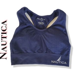 Nautica Sports Bra Royal Blue Size Small Nylon/Spandex